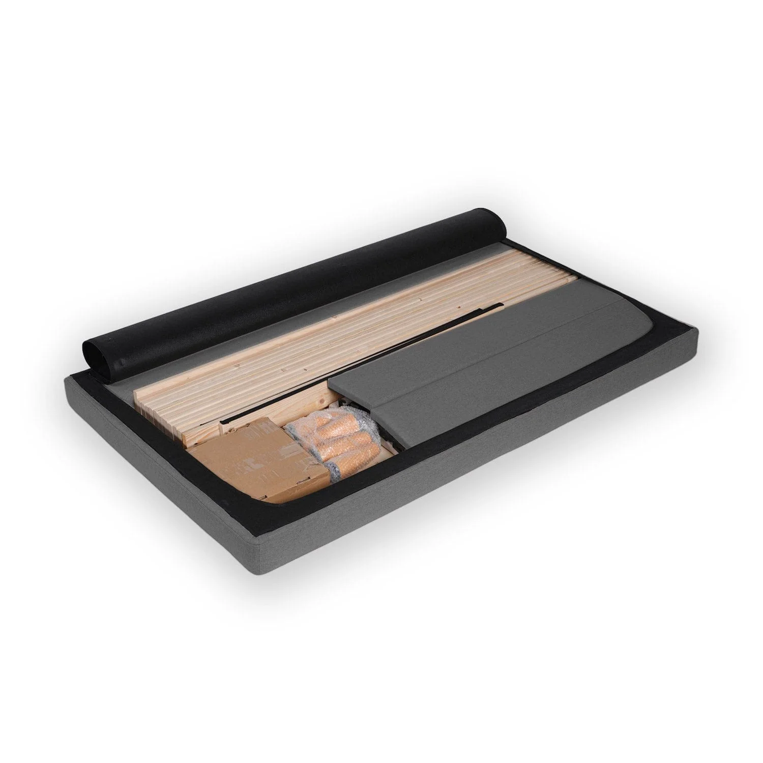 OTTY 1 Box Contemporary Bed Frame - Image 6